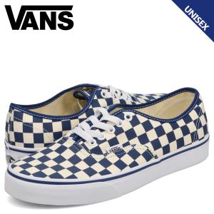 VANS ヴァンズ オーセンティック スニーカー メンズ レディース バンズ AUTHENTIC ホワイト ブルー 白 VN000EGAAMQ