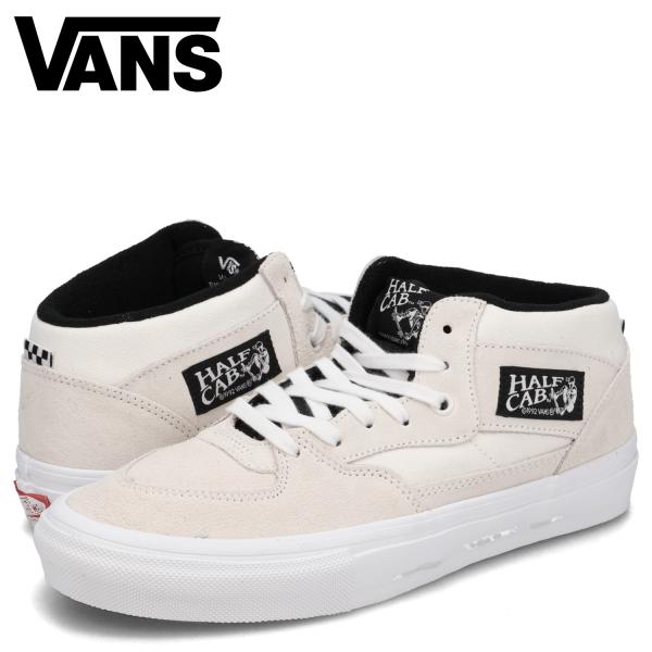 VANS スケート ハーフキャブ スニーカー メンズ SKATE HALF CAB ホワイト 白 V...