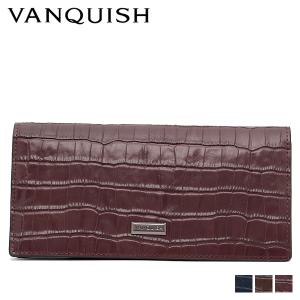 ヴァンキッシュ VANQUISH 財布 長財布 メンズ レディース LONG WALLET ネイビー ブラウン ワイン VQM-40520｜sneak