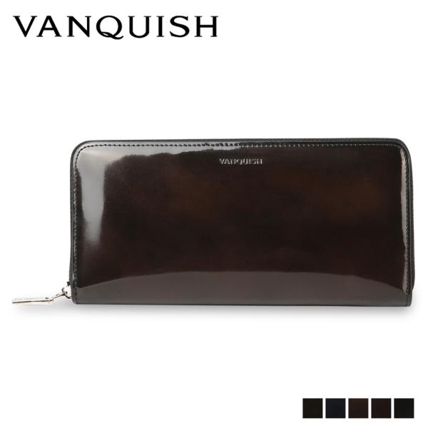 ヴァンキッシュ VANQUISH 長財布 メンズ 本革 ラウンドファスナー LONG WALLET ...