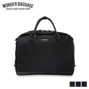 ワンダーバゲージ WONDER BAGGAGE ボストンバッグ ブリーフケース メンズ レディース 18L BOSTON BRIEF ブラック ネイビー WB-G-034｜sneak