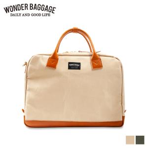 ワンダーバゲージ WONDER BAGGAGE ボストンバッグ ブリーフケース パラフィン キャンバス メンズ レディース 18L WB-G-035｜sneak