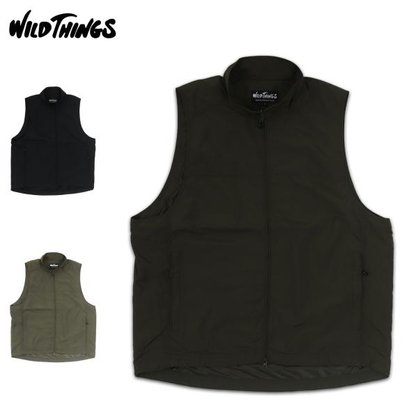 WILD THINGS ワイルドシングス ベスト ナイロン ユーティリティ アウター メンズ UVカ...