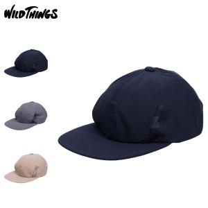 WILD THINGS ワイルドシングス ベース キャップ 帽子 メンズ レディース BASE CAP ブラック グレー ベージュ ブルー 黒 WT24038SL｜sneak