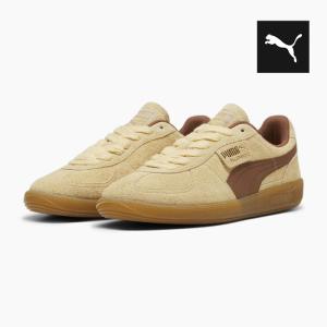 プーマ パレルモ ヘアリー スニーカー レディース ベージュ ブラウン 人気 PUMA PALERMO HAIRY 397251-01｜sneaker-bouz