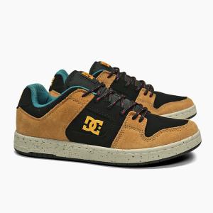 DC MANTECA ADYS100765 XKCG[ディーシ−シューズ マンテカ][DCシューズ メンズ スケシュー スニーカー 黒茶色緑]｜sneaker-bouz