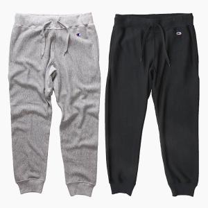 チャンピオン リバースウィーブスウェットパンツ CHAMPION REVERSE WEAVE 10oz 黒/グレー C3-F202 メンズ パンツ｜sneaker-bouz