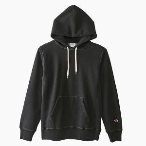 チャンピオン リバースウィーブプルオーバースウェットパーカー CHAMPION REVERSE WEAVE 10oz メンズ フーディー 黒 C3-N102｜sneaker-bouz