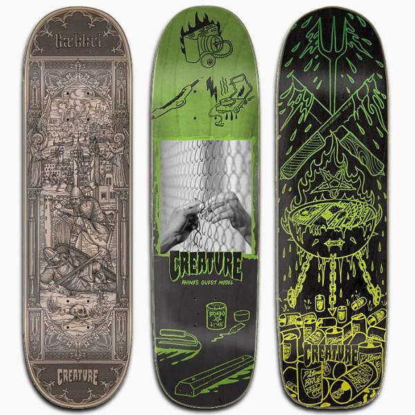 【スケボー デッキ 8.6 8.65 8.99】CREATURE PRO DECK クリーチャー ス...