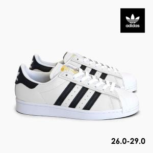 毎日発送 アディダス スーパースター メンズ レディース スニーカー スケシュー 白 ADIDAS SKATEBOARDING SUPERSTAR ADV FV0322 レザー スケートボードシューズ｜sneaker-bouz