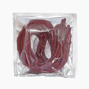 毎日発送 GETABACO ROPE LACES DARK RED[ゲタバコ ロープレース 5mm/120cm 黒赤][シューレース/靴紐/日本製/丸紐/スニーカー]