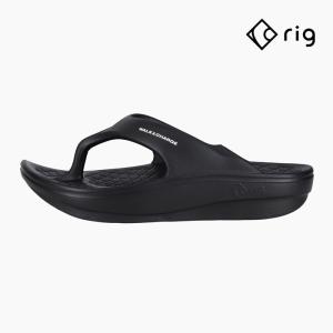 RIG FLIP FLOP BLACK RG0003 リグ フリップフロップ 黒 メンズ