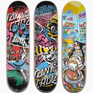 美品 SANTA CRUZ スケートボードデッキ 8.5 スクリーミングハンド SANTA CRUZ サンタクルーズ スケボー デッキ スクリーミング