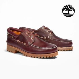 ティンバーランド 3アイレット TIMBERLAND 3 EYELET CLASSIC LUG BURGUNDY 050009 スリーアイ クラシック メンズ レザー モカシン シューズ バーガンディ 定番｜sneaker-bouz