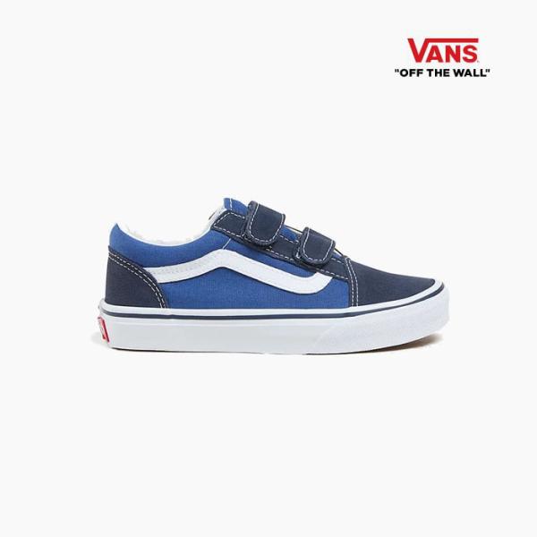 毎日発送 バンズ オールドスクール キッズ スニーカー ベルクロ VANS OLD SKOOL V ...