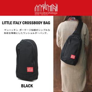 定番 マンハッタンポーテージ Manhattan Portage リトル イタリー クロスボディ バッグ LITTLE ITALY CROSSBODY BAG 1927 ブラック