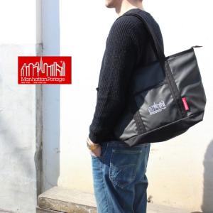 定番 マンハッタンポーテージ Manhattan Portage バッグ トート (MD) PVC ブラック/ホワイト 1306Z-P BLKWHT｜sneaker-soko