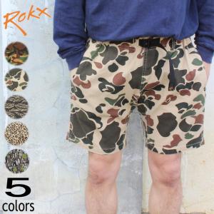 Rokx ロックス レオパードショートパンツ グラミチ ROKX（ロックス） MG CAMOUFLAGE SHORT ヒョウ柄 コットンストレッチ