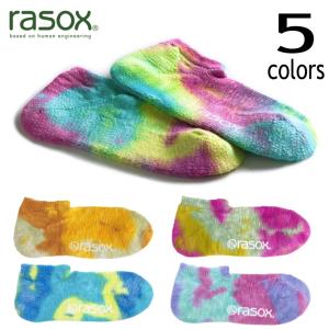 ［返品・交換不可］ラソックス rasox ソックス 靴下 タイダイ ロウ CA091SN24 223 336 406 446 539｜sneaker-soko