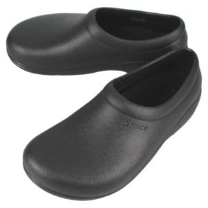 交換送料片道無料 クロックス crocs オン ザ クロック ワーク スリップオン ON THE CLOCK WORK SLIPON ブラック 205073-001｜sneaker-soko