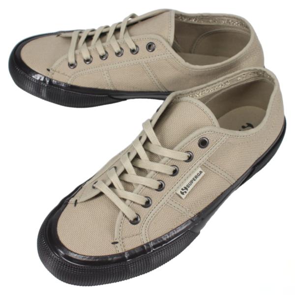 交換送料片道無料 スペルガ SUPERGA スニーカー 2490 BOLD グレーフォッシル/ブラッ...