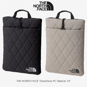 ノースフェイス THE NORTH FACE バッグ ジオフェイスピーシースリーブ13インチ Geoface PC Sleeve 13’ NM32354 K(ブラック) FL(フォールンロック)｜sneaker-soko