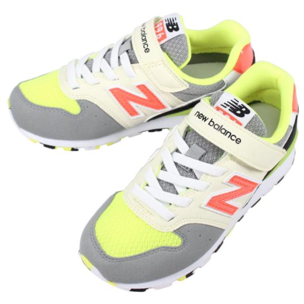 交換送料片道無料 子供 ニューバランス New balance スニーカー YV996 MG3 グレ...