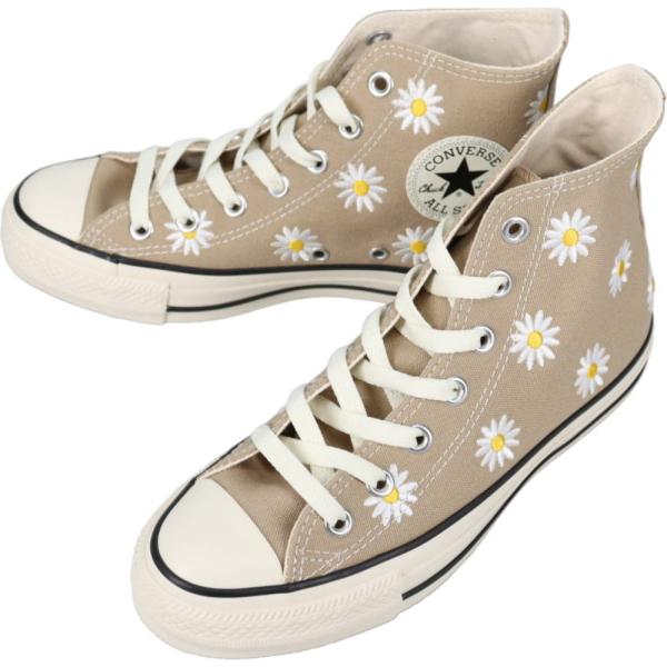 交換送料片道無料 コンバース スニーカー オールスター デイジーフラワー ハイ CONVERSE A...