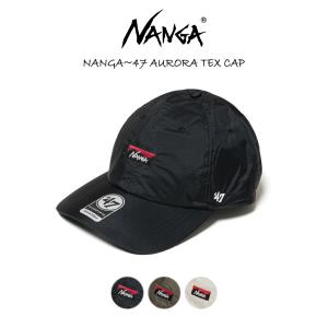 交換送料片道無料 ナンガ NANGA ナンガ×47 オーロラ テックス キャップ NANGA×47 AURORA TEX CAP NS2411-3B019-A ブラック モカグレー アイボリー｜sneaker-soko