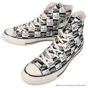 交換送料片道無料 コンバース CONVERSE スニーカー オールスター US コカ・コーラ CK ハイ ALL STAR US Coca-Cola CK HI ブラック/ホワイト 1SE027｜sneaker-soko