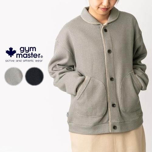 交換送料片道無料 ジムマスター gym master ローゲージ鹿の子ブランケットステッチカーデ G...