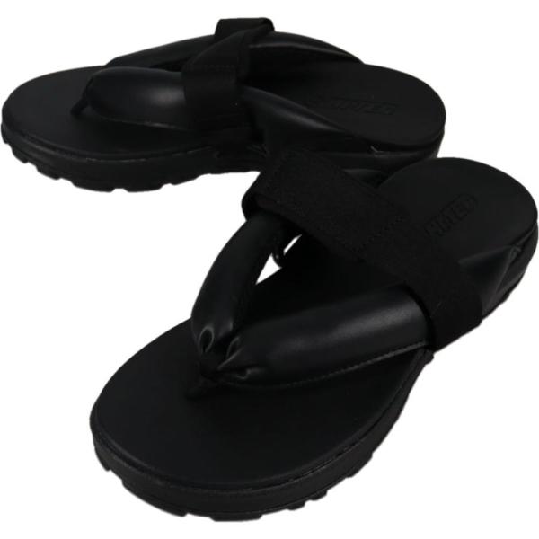 ハイテック HI-TEC サンダル HT SD012 ハタゴ HATAGO  ブラック BLACK ...