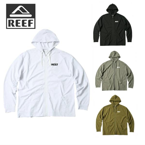 リーフ REEF ヘリテイジ ロゴ ラッシュ フロント ジップ フーディー HERITAGE LOG...
