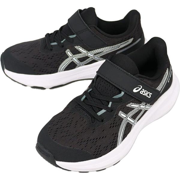 子供 アシックス asics スニーカー GT-1000 13 PS ブラック/ホワイト 1014A...