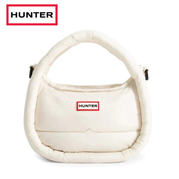 ハンター HUNTER バッグ フレイムド パファー ミディ ホーボー FRAMED PUFFER ...