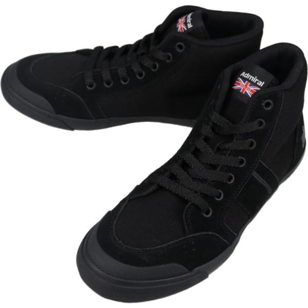 アドミラル Admiral スニーカー イノマー ハイ キャンバス INOMER HIC ブラック ...