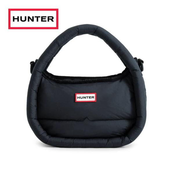 ハンター HUNTER バッグ フレイムド パファー ミディ ホーボー FRAMED PUFFER ...