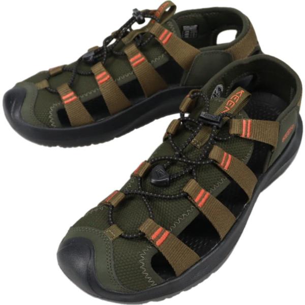 キーン KEEN メンズ サンダル シーニック エイチツー SEANIK H2 フォレストナイト/ダ...