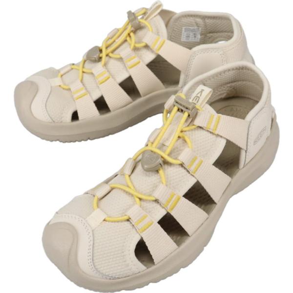 キーン KEEN ウィメンズ サンダル シーニック エイチツー SEANIK H2 バーチ/クリーム...
