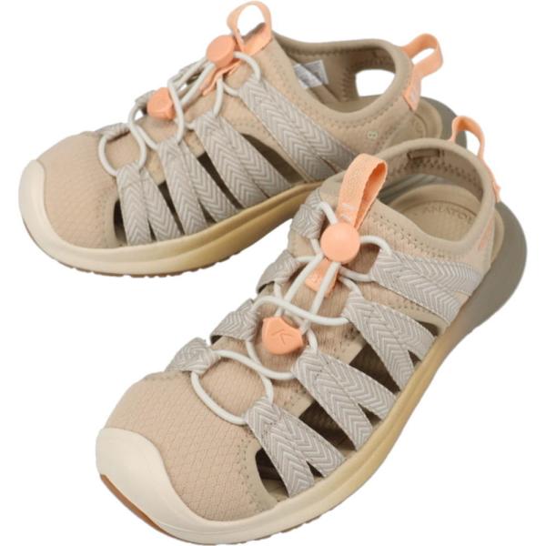 キーン KEEN ウィメンズ サンダル ウィスパー ライト WHISPER LITE サファリ/バー...
