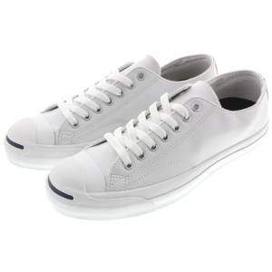 交換送料片道無料 コンバース レザー ジャックパーセル ホワイト LEA JACK PURCELL 1B984 定番｜sneakersoko