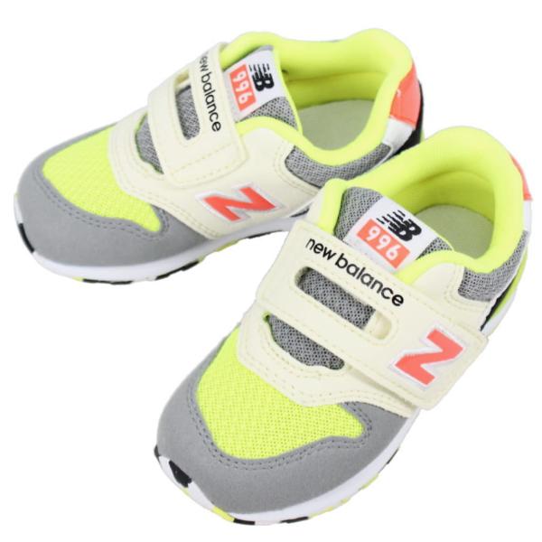 交換送料片道無料 子供 ニューバランス New balance スニーカー IZ996 MG3 グレ...