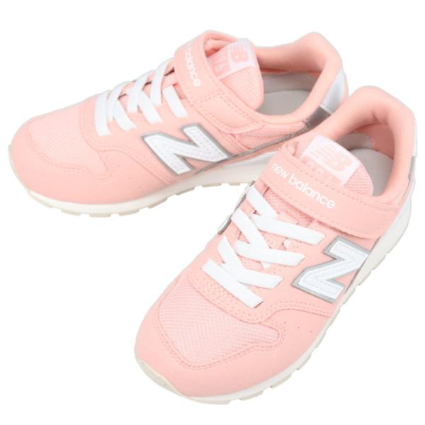 交換送料片道無料 子供 ニューバランス New balance スニーカー YV996 BB3 ピン...