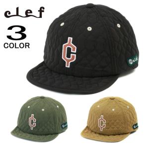 Clef（クレ） 帽子 キャップ QUILTING B.CAP キルティング ビー
