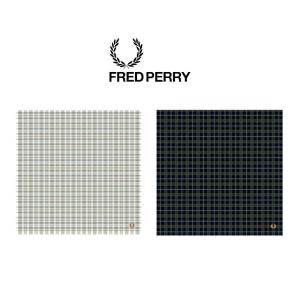 FRED PERRY フレッドペリー ハンカチ 4柄 英国モチーフ柄 日本製