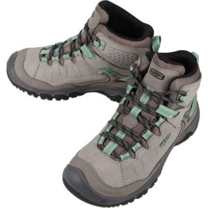 キーン KEEN ウィメンズ ターギー フォー ミッド ウォータープルーフ TARGHEE 4 MID WP W アロイ/グラナイトグリーン Alloy/Granite Green 1028989