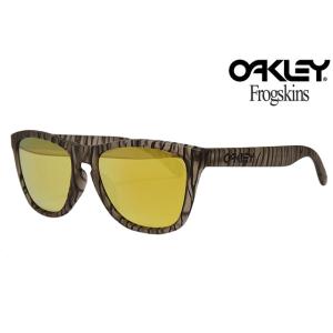 OAKLEY FROGSKINS SUNGLASSES 「URBAN JUNGLE COLLECTION」 OO9245-24 ASIAN FITMATTE SEPIA/24K IRIDIUMオークリー フロッグスキン アーバンジャングル｜sneeze