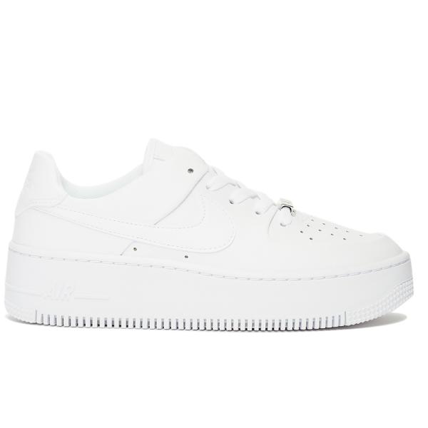NIKE WMNS AIR FORCE 1 SAGE LOW AR5339-100 WHITE/WH...