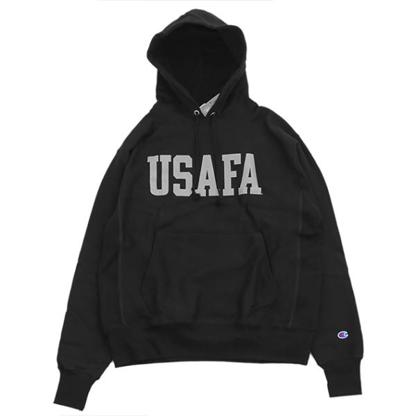 Champion USAFA ISSUE OFFICIAL PRINT R/W HOODED SWE...