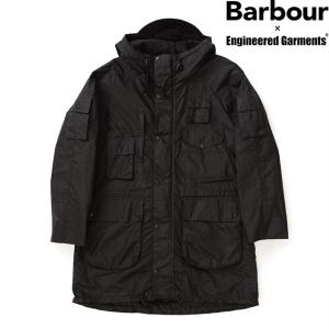 「BARBOUR X ENGINEERED GARMENTS」 ZIP PARKA MWX1439BK11 BLACK バブアー × エンジニアード ガーメンツ ジップパーカー ブラック メンズ バーブァー コラボ｜sneeze